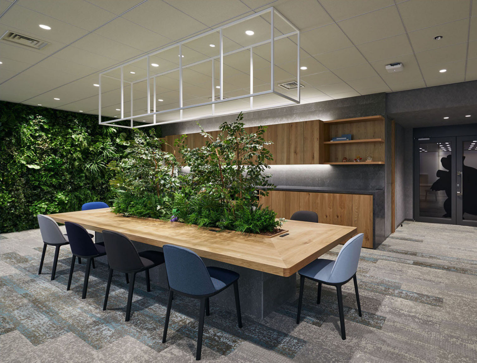 Thiết kế văn phòng phong cách Biophilic -Game Freak's Office Tokyo