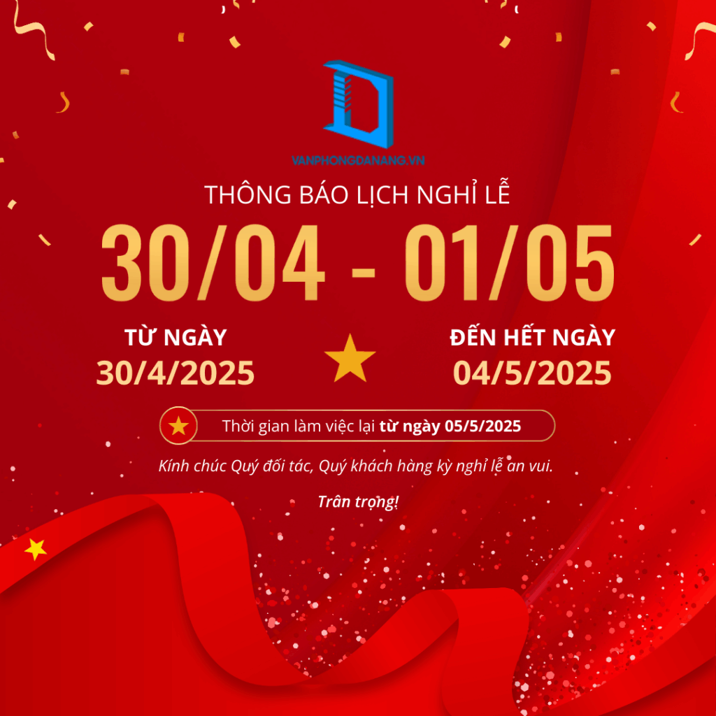 Thông báo nghỉ lễ 30/4 – 1/5